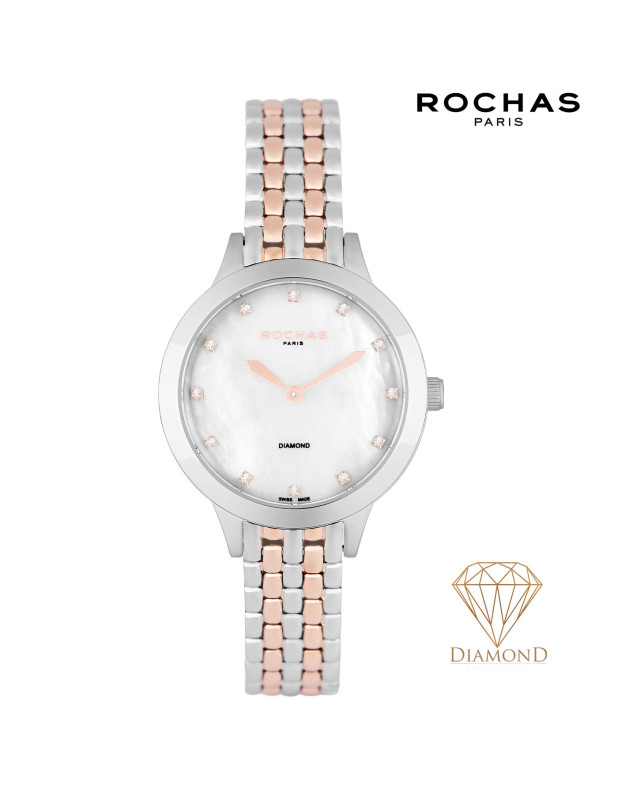 ROCHAS Ladies Diamond Watch